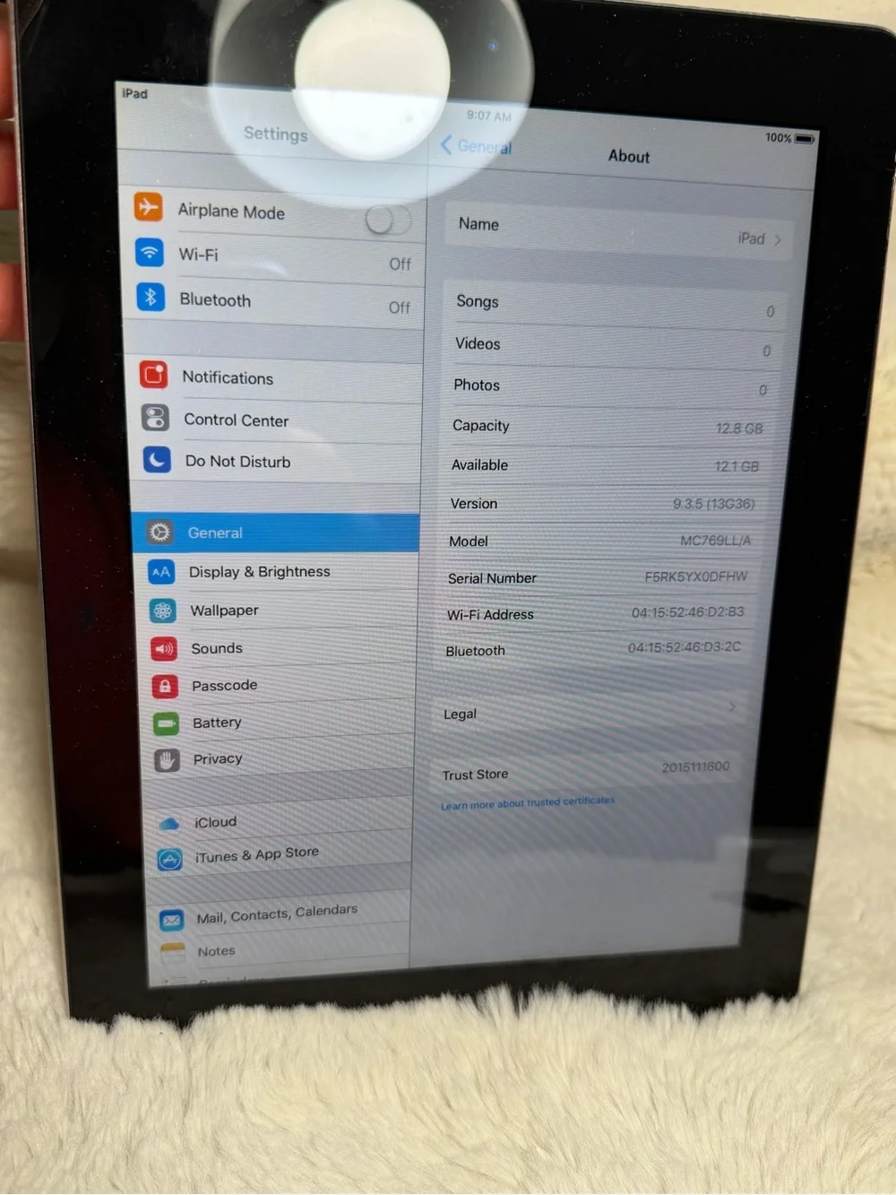 Apple tablet clear